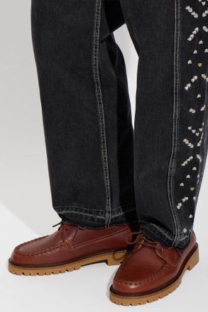 Isabel Marant Byren Leather Shoes, Mens, Brown