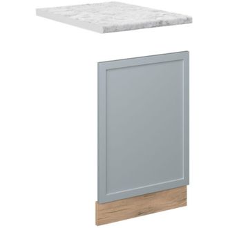 Vicco Panel Frontal Fame-line, Azul Claro-gris, 45 Cm, Et M&aacute;rmol