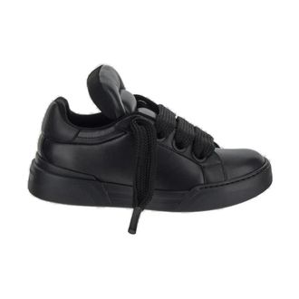 Dolce & Gabbana Sneakers, male, Black, 6 1/2 UK, Mega Lace-Up Skate Trainers