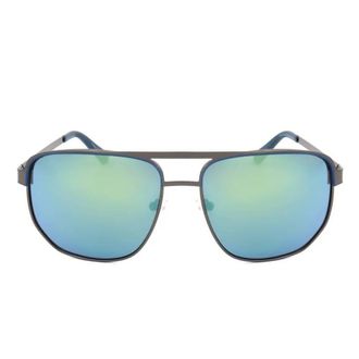 Guess Blue Mirror Navigator Mens Sunglasses GF00061 06X 61