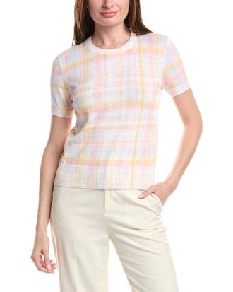 Brooks Brothers Print Crewneck Shell