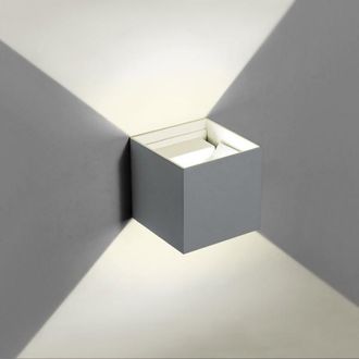 Trade Shop Trade Shop Traesio - Trade Shop - Applique Led Cubo Lampada Para Parete 5w 750lmn Luz Updown Ip65