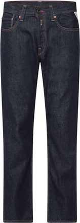 Replay Mens Deryck Regular-Fit Jeans in Blue Cotton - Size 34W/34L