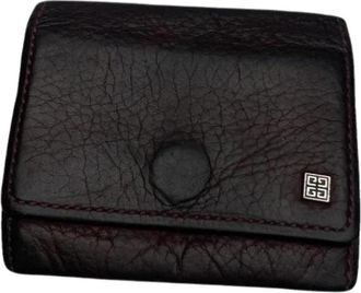 Givenchy Pre-owned Lederen Portemonnee - Dames - Vintage Accessoires - Paars - ONE Size - Leer - Vintage