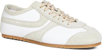Dries Van Noten Womens White Nappa Leather Sneakers Trainers