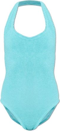 Hunza G Sandy One-Piece Zwempak - Dames - Badpakken - Blauw - ONE Size - Badmode