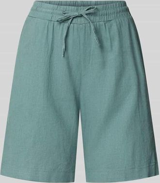 Freequent Leinenshorts mit elastischem Bund Modell Lava in Gruen, Gr&ouml;&szlig;e XXL