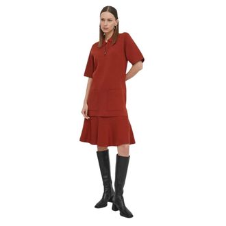 Tiger Of Sweden Ariia V-neck Gebreide Kleding - Dames - V-hals truien - Oranje - S - Truien & Vesten