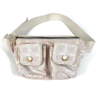 Chanel New Travel Line Pink Nylon Fanny Pack (Pre-Owned)