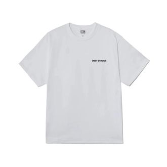 Obey T-Shirts, male, White, Size: XL T-shirt