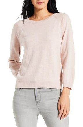 Nic+Zoe Here & There Cotton Blend Sweater in Shell at Nordstrom Rack, Size X-Large
