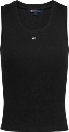 Tommy Jeans Mujer, Camisetas, Negro, Talla: XL