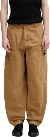 Alpha Industries Workwear Deck Pant - Heren - Wijde Broeken - Beige - W34 - Katoen - Broeken