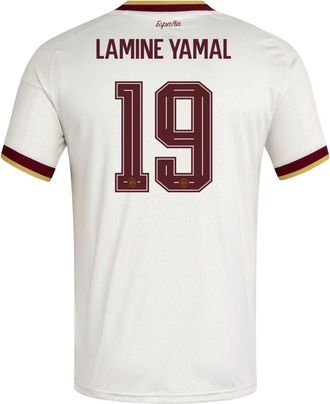 adidas Lamine Yamal Spain 26 Away Jersey Asia Sizing Off White KW9063