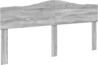 vidaXL Cabecero Gris Sonoma 180 Cm Madera Contrachapada Vidaxl