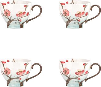 10 Strawberry Street Set Of 4 Petaluxe Mugs