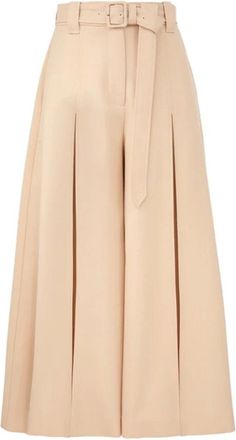 Zimmermann Wide Trousers, female, Beige, Size: XS Hypnotic Wool Culotte