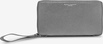 Gianni Chiarini Rechteckige Brieftasche aus genarbtem Leder Dollaro