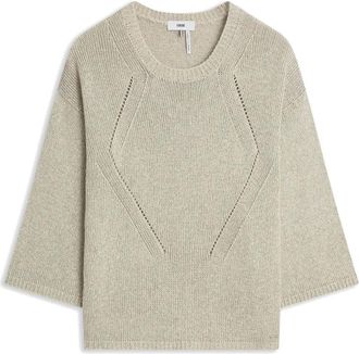 Cinque Cinque, Truien & Vesten, Dames, Beige, XL, Rondgebreide trui