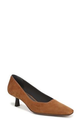 Franco Sarto Ryan Square Toe Pump in Saddle Brown at Nordstrom Rack, Size 8