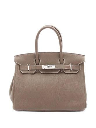 Hermès 2023 Birkin 30 handbag - women - Calf Leather - One Size - Neutrals