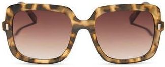 DIFF Eyewear 54mm Square Sunglasses in Sand Tort at Nordstrom Rack