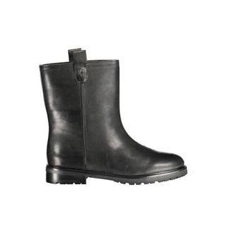 Ralph Lauren Black Leather Women Ankle Womens Boot