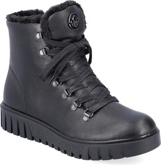 Rieker Zwarte zwarte laarzen - Dames - Winterlaarzen - Zwart - 38 EU - Schoenen