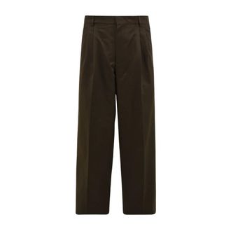 Amaranto Amar&aacute;nto - Rechte broek - Heren - Broeken - Bruin - Maat: S Katoen