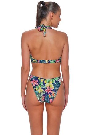 Sunsets Dora Double Tab Bikini Swim Bottoms in Seaside Harvest at Nordstrom, Size X-Large