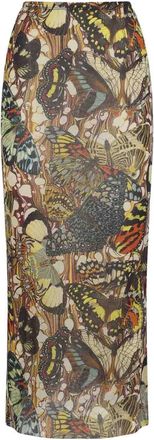 Jean Paul Gaultier The Yellow Butterfly Long Skirt