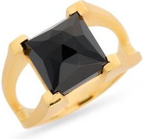 Dean Davidson Mini Plaza Onyx Ring in Yellow Gold/Onyx at Nordstrom, Size 8