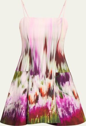 SIMKHAI Judie Fit-&-Flare Mini Dress