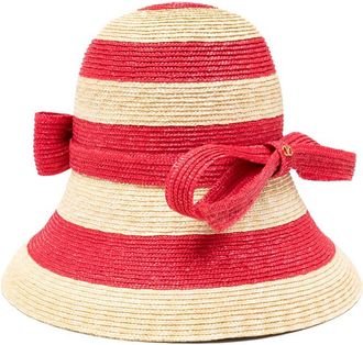 Valentino Garavani Striped Bow Hat