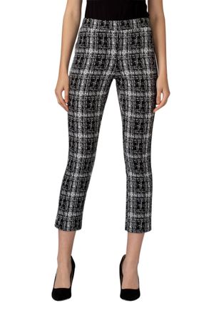 Joseph Ribkoff Amelia Crop Pant In Black/white