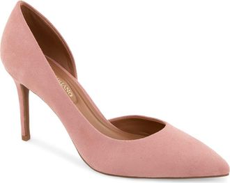 Christian Siriano Biro Half dOrsay Pump in Blush at Nordstrom, Size 6.5