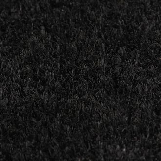 Berkfield Home Door Mat Black 40x60 cm Tufted Coir