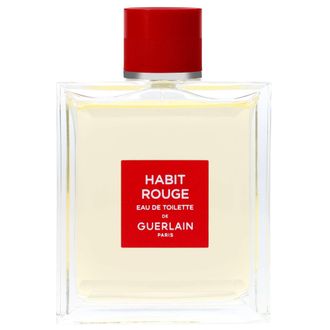 Guerlain Mens Habit Rouge Eau de Toilette Spray for Men - 150 ml - Orange Leather - One Size