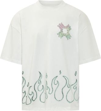 Amiri White Crew Neck T-Shirts