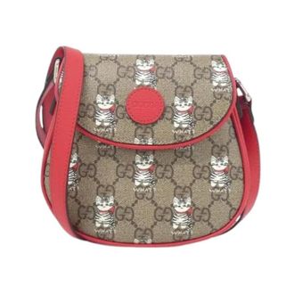 Gucci Pre-owned GG Supreme Canvas Schoudertas - Heren - Vintage Schoudertas - Beige - ONE Size - Vintage