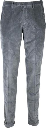 BRIGLIA 1949 Heren, Broeken, Grijs, Maat: W47 Katoen