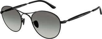 Giorgio Armani AR6177 300111 Mens Sunglasses Black Size 50