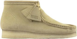 Clarks Wallabee Boot - Heren - Schoenen - Beige - Maat: 45 EU Leer