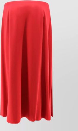 Valentino silk flared midi skirt