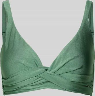 Barts Bikini-Oberteil mit V-Ausschnitt Modell Isla in Schilf, Gr&ouml;&szlig;e 40