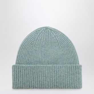 Le Bonnet Beanie in wool and Caregora in Basil