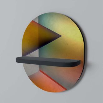 OEM Agudeza De Piercing Estante Ovalado Negro