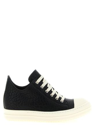 Rick Owens Black High-top Sneakers