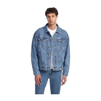 Guess Denim jassen - Heren - Spijkerjassen - Blauw - S - Denim - Jassen