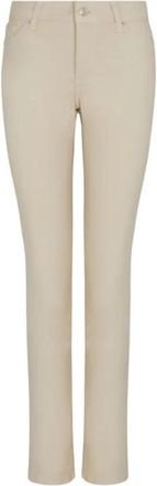 A|X Armani Exchange Beige Chinees Nieuwjaar Geborduurde Jeans - Dames - Slim Fit Jeans - Beige - W31 - Katoen - Jeans